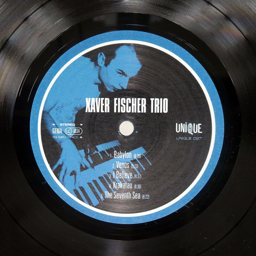 XAVER FISCHER TRIO/XAVER FISCHER TRIO/UNIQUE UNIQUE 027 LPの画像2