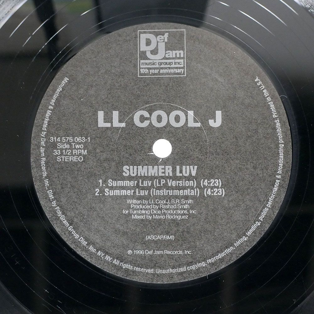 米 LL COOL J/LOUNGIN/DEF JAM RECORDINGS 3145750631 12の画像2