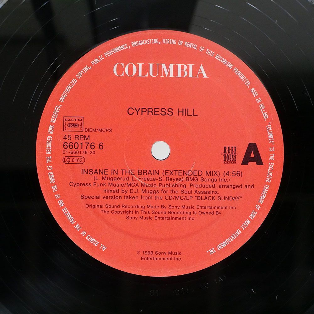 CYPRESS HILL/INSANE IN THE BRAIN/COLUMBIA 6601766 12の画像2