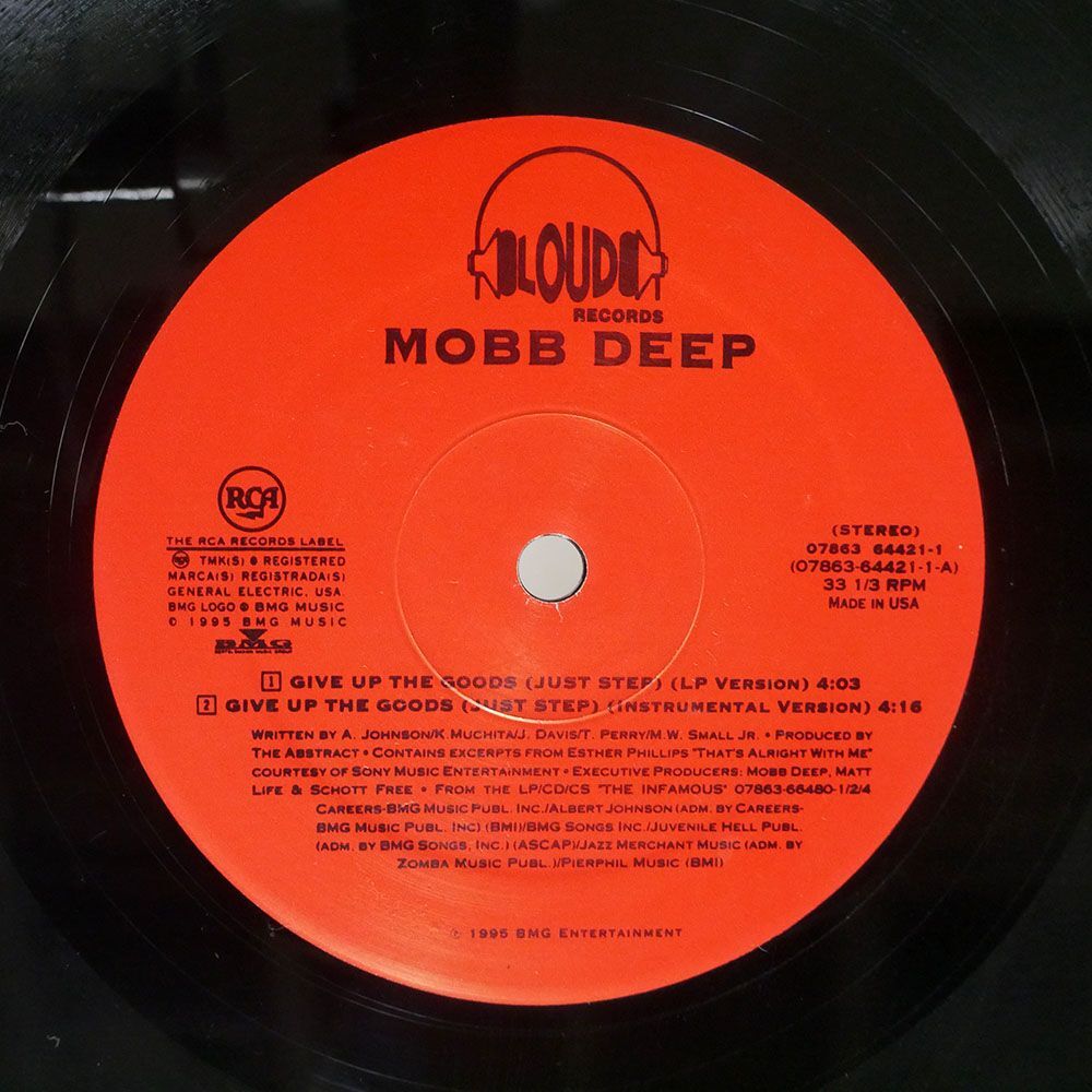 米 MOBB DEEP/TEMPERATURE’S RISING GIVE UP THE GOODS/LOUD 07863644211 12の画像2