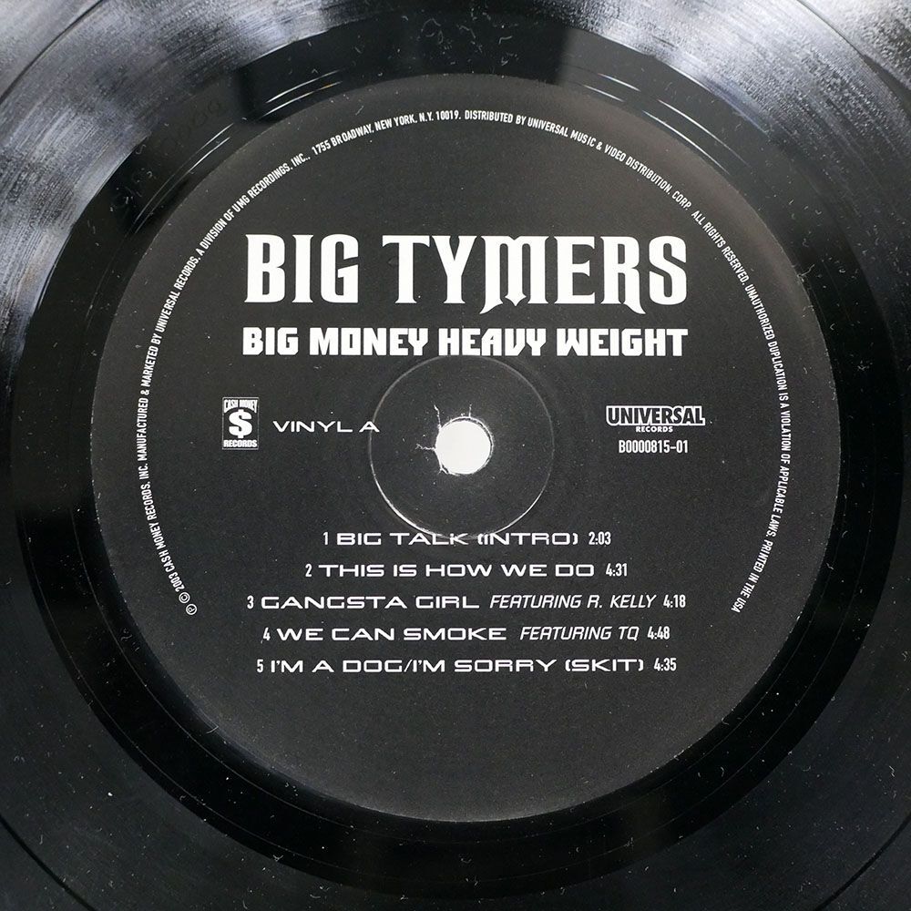 米 BIG TYMERS/BIG MONEY HEAVY WEIGHT/UNIVERSAL B000081501 LPの画像2