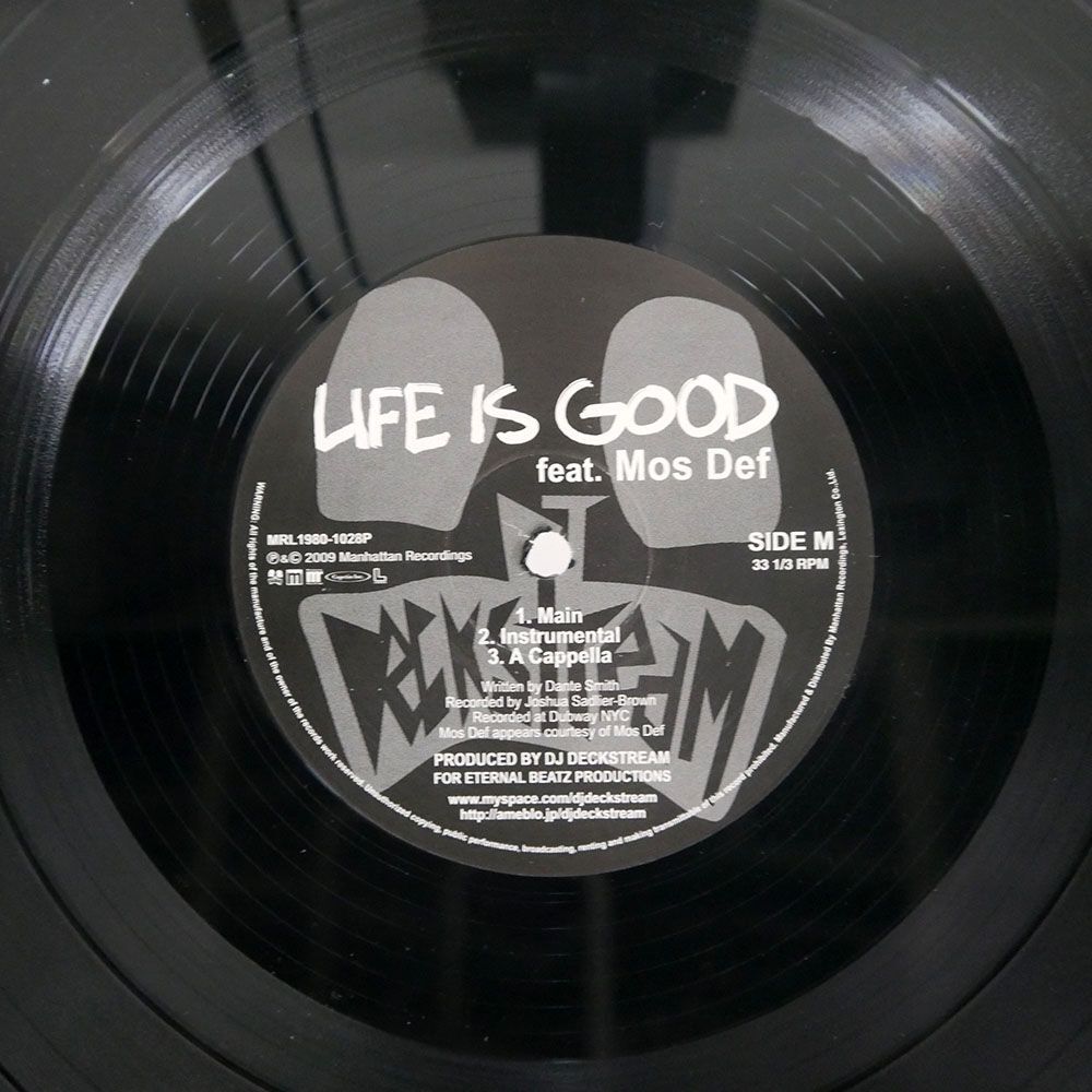 DJ DECKSTREAM/LIFE IS GOOD DESTINATION SKY/MANHATTAN MRL19801028 12の画像2