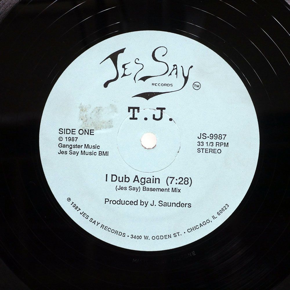 T.J./I DUB AGAIN/JES SAY RECORDS JS-9987 12の画像1