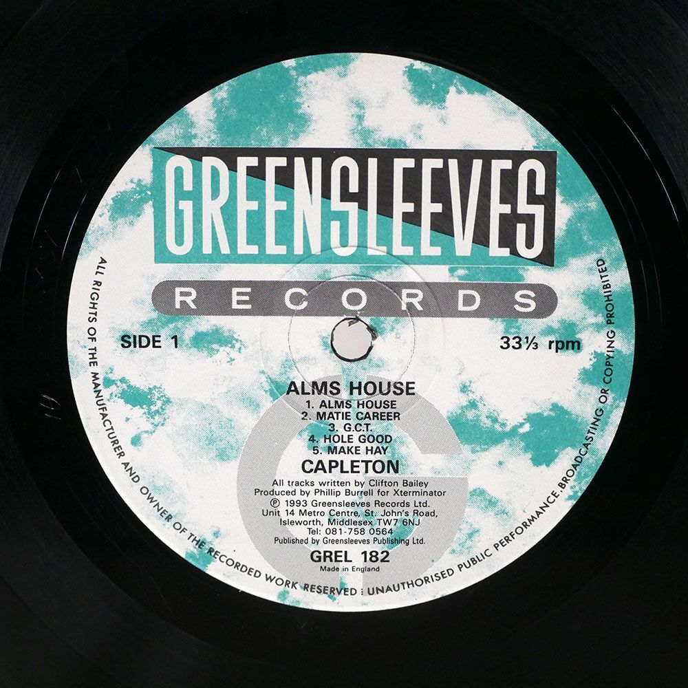 英 CAPLETON/ALMS HOUSE/GREENSLEEVES GREL182 LP_画像2