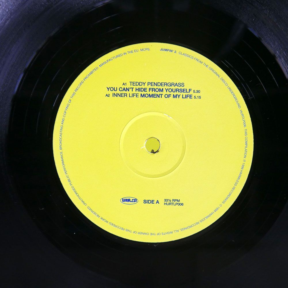 英 VA/JUMPIN’ 2 (CLASSICS FROM THE ORIGINAL DISCO UNDERGROUND)/HARMLESS HURTLP006 LPの画像2