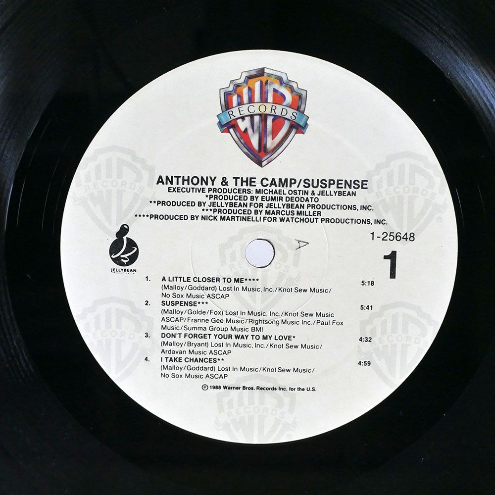 米 ANTHONY AND THE CAMP/SUSPENSE/WARNER BROS. 125648 LPの画像2