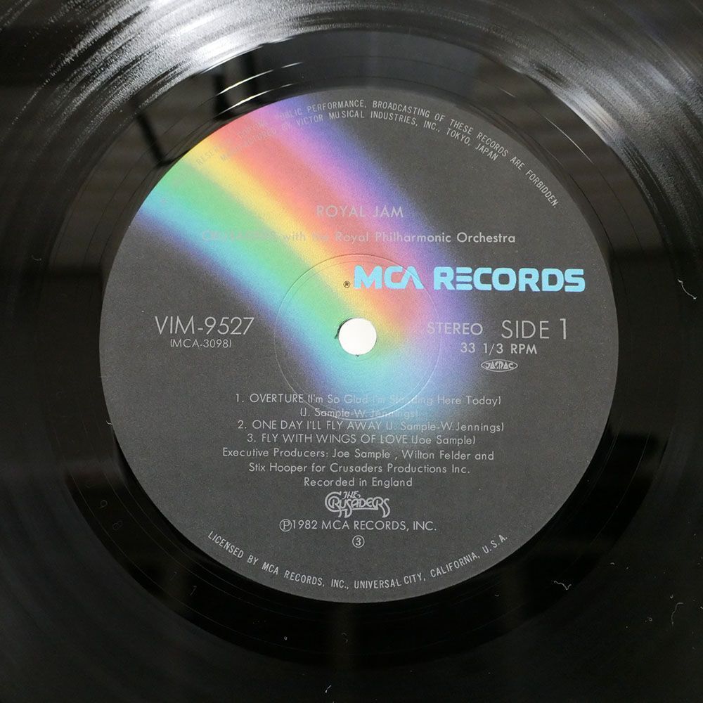 帯付き CRUSADERS/ROYAL JAM/MCA VIM9527 LPの画像2