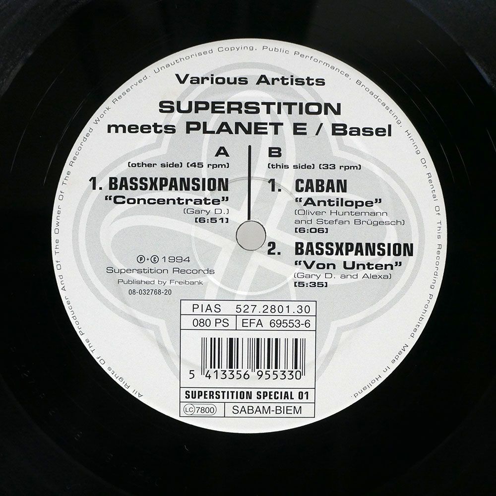 VA/SUPERSTITION MEETS PLANET E BASEL/SUPERSTITION SUPERSTITIONSPECIAL01 12の画像2