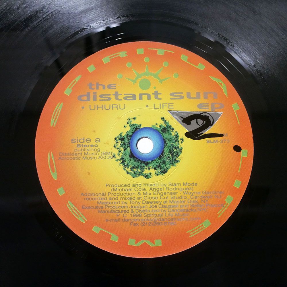 米 SLAM MODE/DISTANT SUN EP/SPIRITUAL LIFE MUSIC SLM373 12の画像2