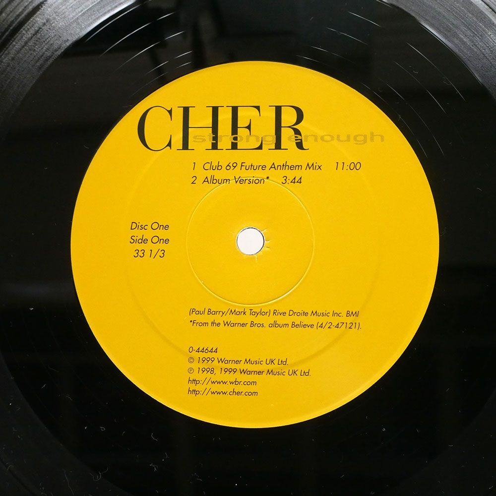 CHER/STRONG ENOUGH/WARNER BROS. RECORDS 0-44644 12の画像2