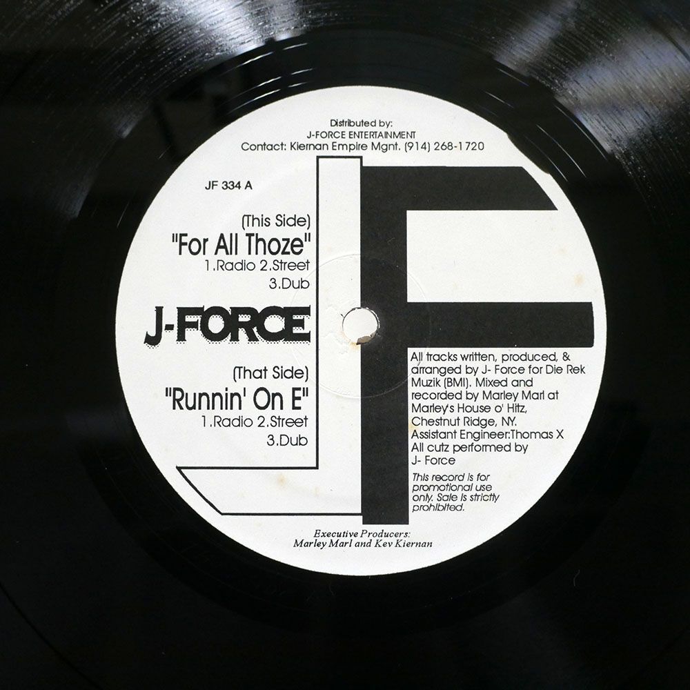 米 J-FORCE/FOR ALL THOZE RUNNIN’ ON E/J-FORCE ENTERTAINMENT JF334 12の画像1