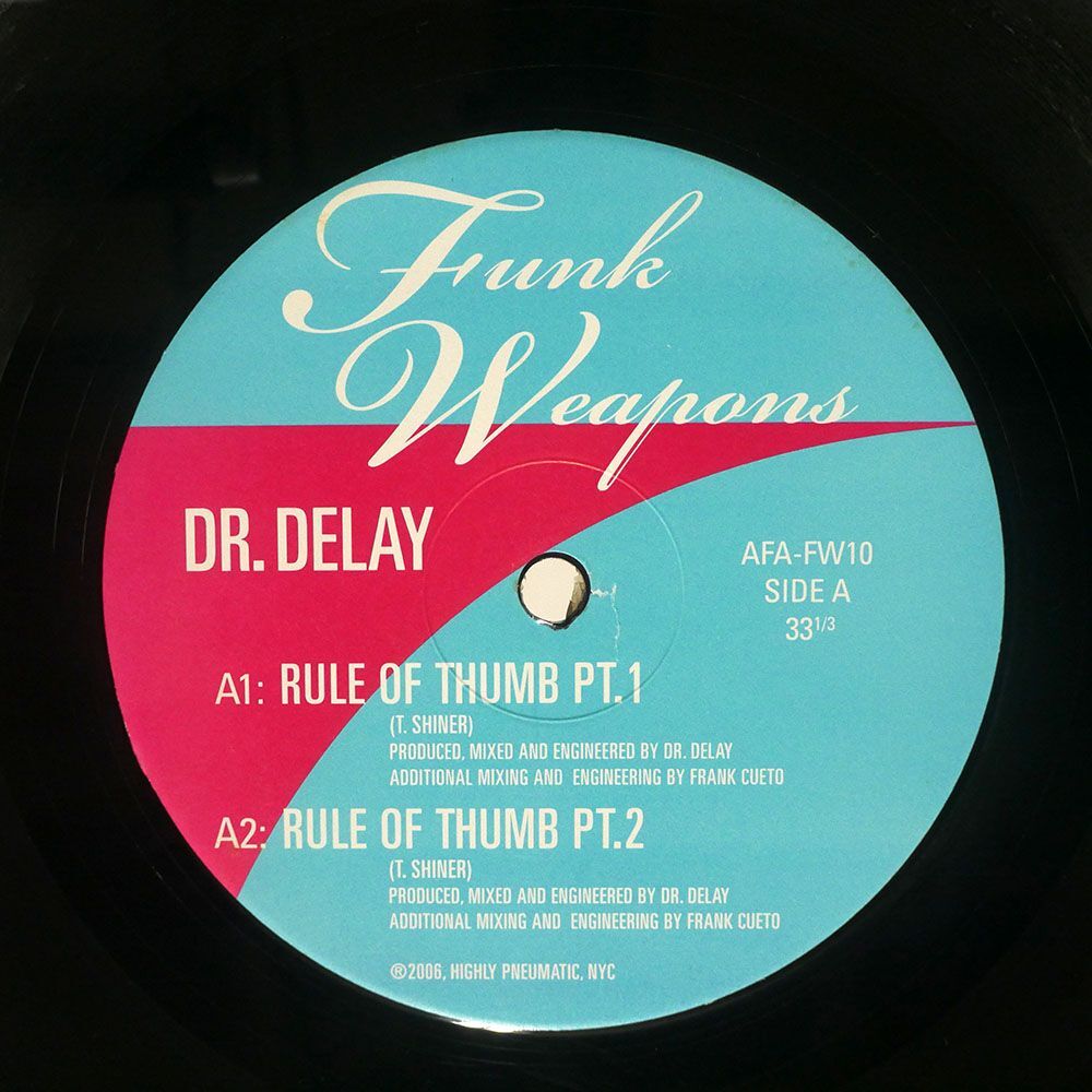 米 DR. DELAY/RULE OF THUMB/FUNK WEAPONS AFAFW10 12の画像1