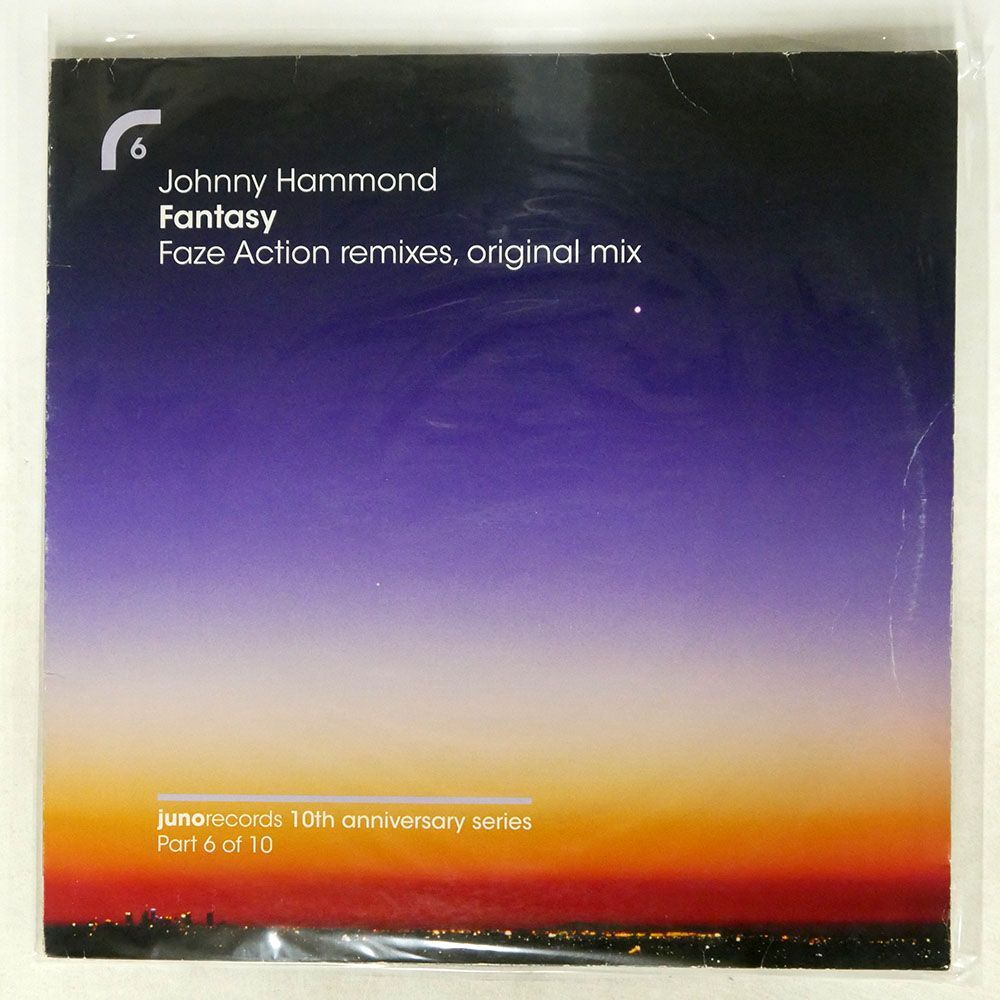 英 JOHNNY HAMMOND/FANTASY (FAZE ACTION REMIXES, ORIGINAL MIX)/JUNO JUNO6 12_画像1