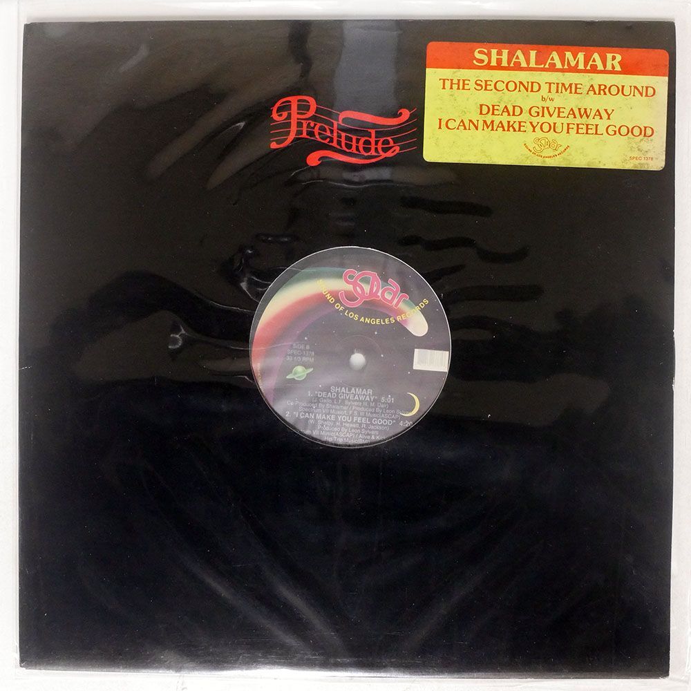 SHALAMAR/SECOND TIME AROUND / DEAD GIVEAWAY / I CAN MAKE YOU FEEL GOOD/UNIDISC SPEC1378 12の画像1