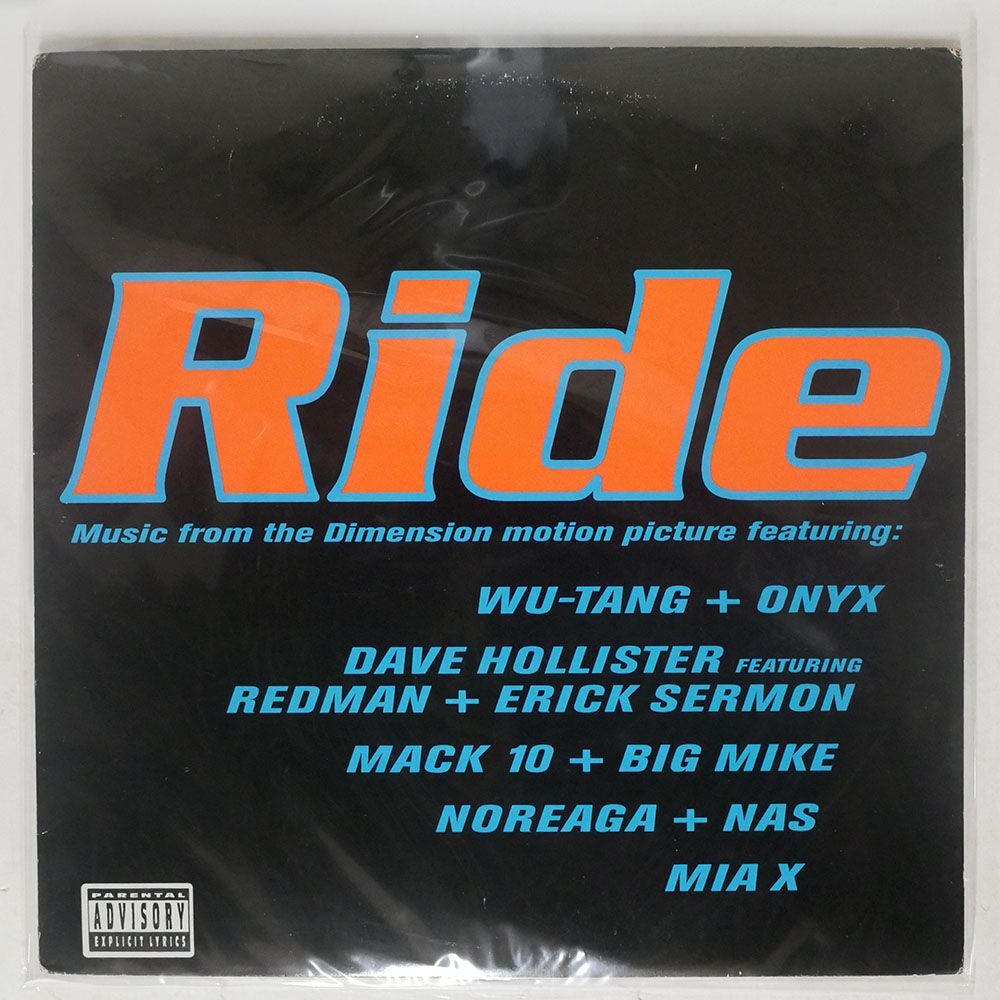 米 プロモ OST(WU-TANG + ONYX 他)/RIDE/TOMMY BOY TB1227 LPの画像1