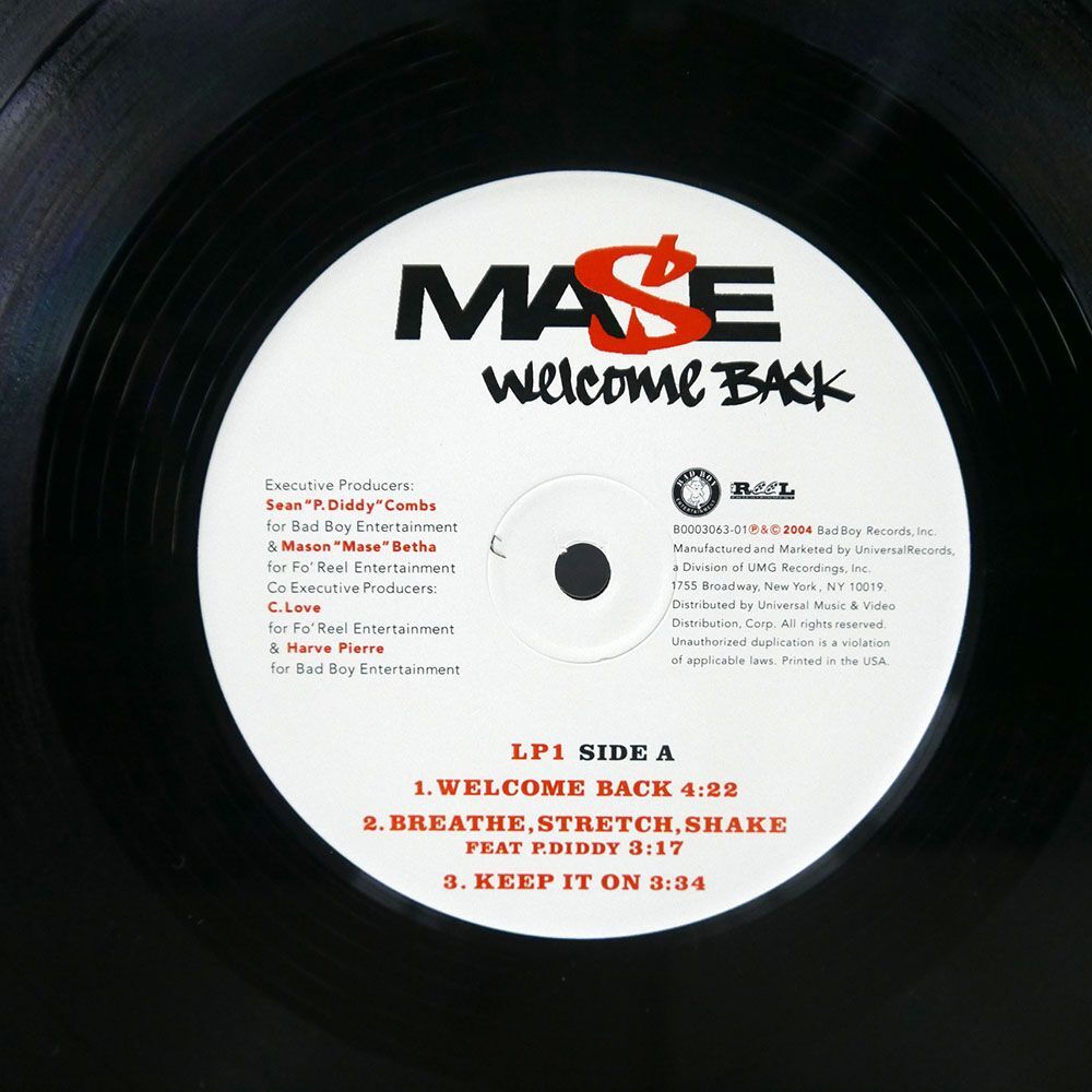 米 MASE/WELCOME BACK/BAD BOY ENTERTAINMENT B000306301 LPの画像2
