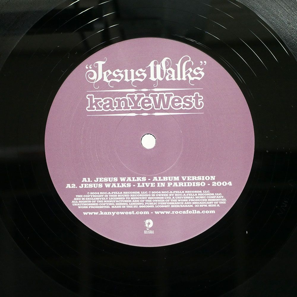 EU KANYE WEST/JESUS WALKS/ROC-A-FELLA 9863965 12の画像2