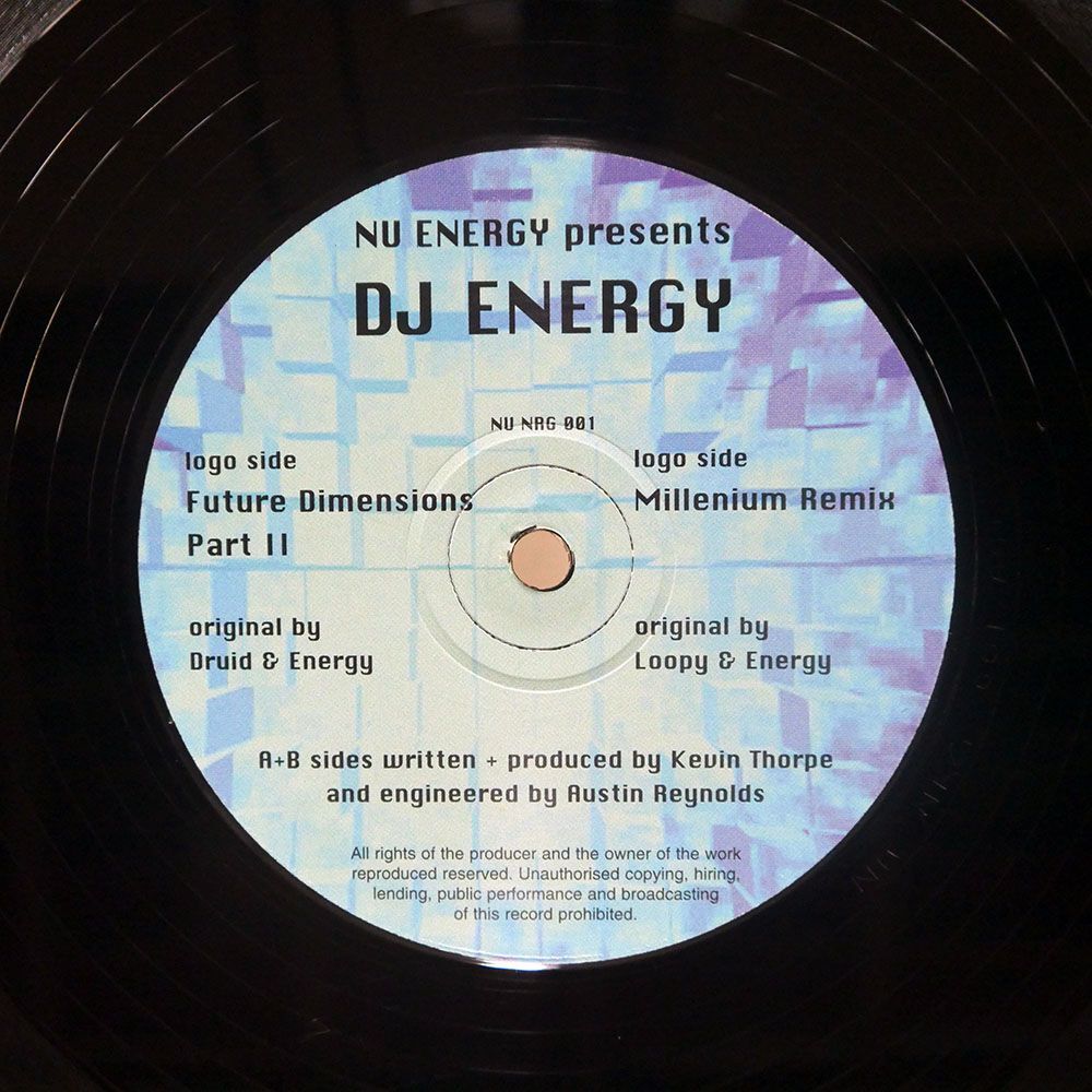 KEVIN ENERGY/FUTURE DIMENSIONS II MILLENIUM REMIX/NU ENERGY NU NRG 001 12