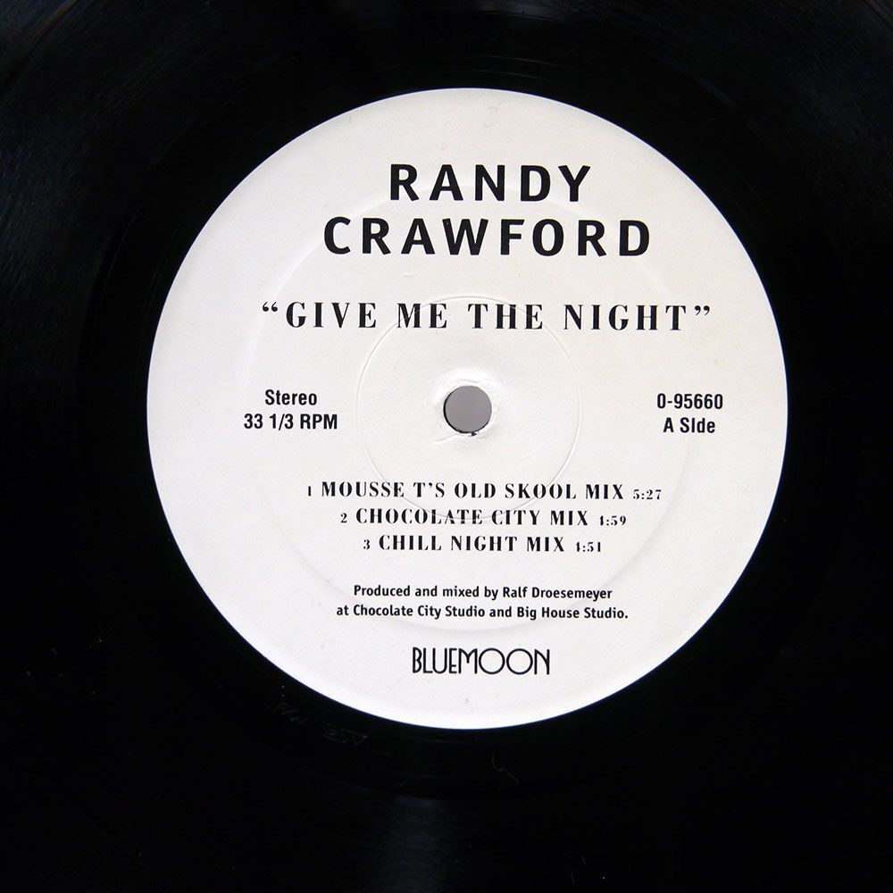 RANDY CRAWFORD/GIVE ME THE NIGHT/BLUEMOON RECORDINGS 095660 12_画像2