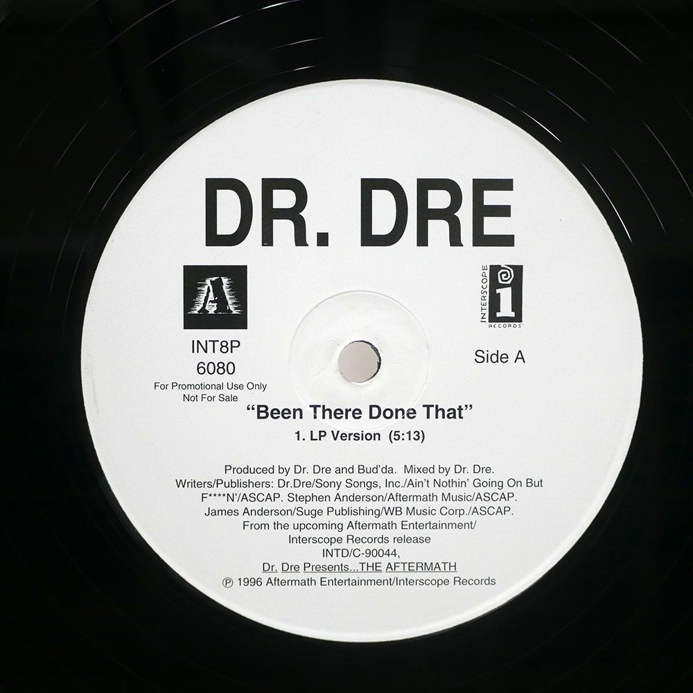 DR. DRE/BEEN THERE. DONE THAT./AFTERMATH ENTERTAINMENT INT8P6080 12の画像1