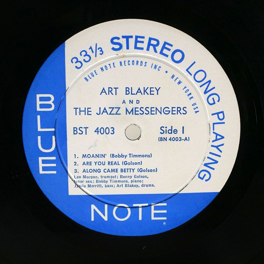 米 ART BLAKEY & JAZZ MESSENGERS/MOANIN/BLUE NOTE BST4003 LP