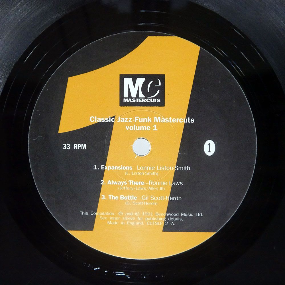 VA/CLASSIC JAZZ-FUNK - MASTERCUTS VOLUME/MASTERCUTS CUTSLP 2 LPの画像2