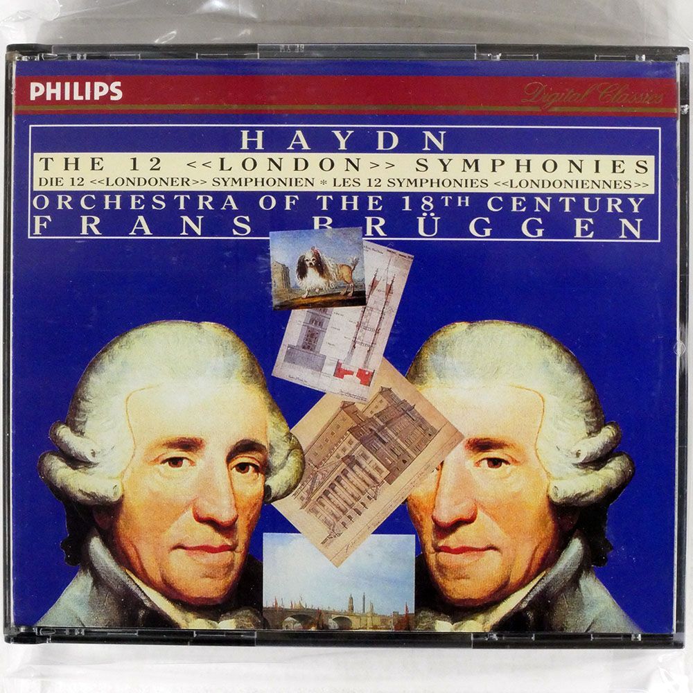 FRANS BRUGGEN/JOSEPH HAYDN, ORCHESTRA OF THE 18TH CENTURY, THE 12 LONDON SYMPHONIES/PHILIPS 442 788-2 CDの画像1