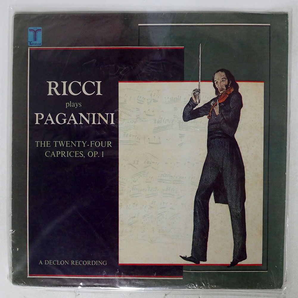 米 RUGGIERO RICCI/RICCI PLAYS PAGANINI: THE TWENTY-FOUR CAPRICES, OP. 1/TURNABOUT TVS34528 LP_画像1