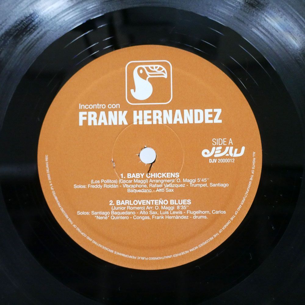 FRANK HERNANDEZ/INCONTRO CON/DEJAVU DJV2000012 LPの画像2