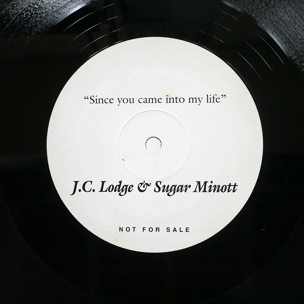プロモ J.C.LODGE & SUGAR MINOTT/SINCE YOU CAME INTO MY LIFE/NOT ON LABEL GLV001 12の画像1