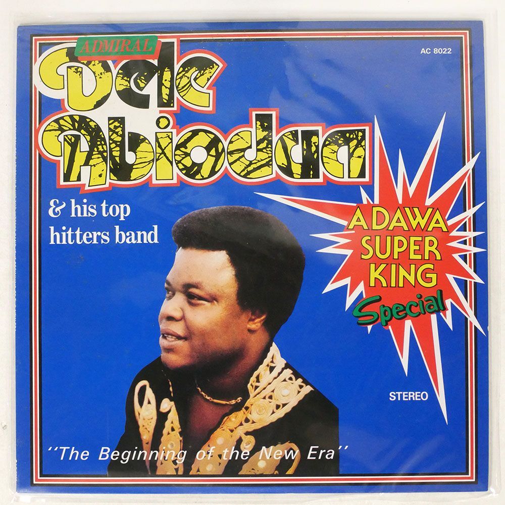 ADMIRAL DELE ABIODUN & HIS TOP HITTERS BAND/BEGINNING OF THE NEW ERA - ADAWA SUPER KING SPECIAL/ADAWA SUPER AC8022 LPの画像1