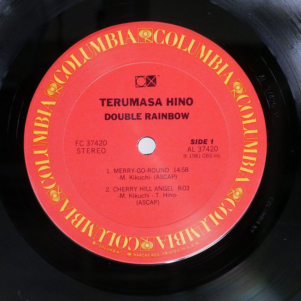 米 TERUMASA HINO/DOUBLE RAINBOW/COLUMBIA FC37420 LP_画像2