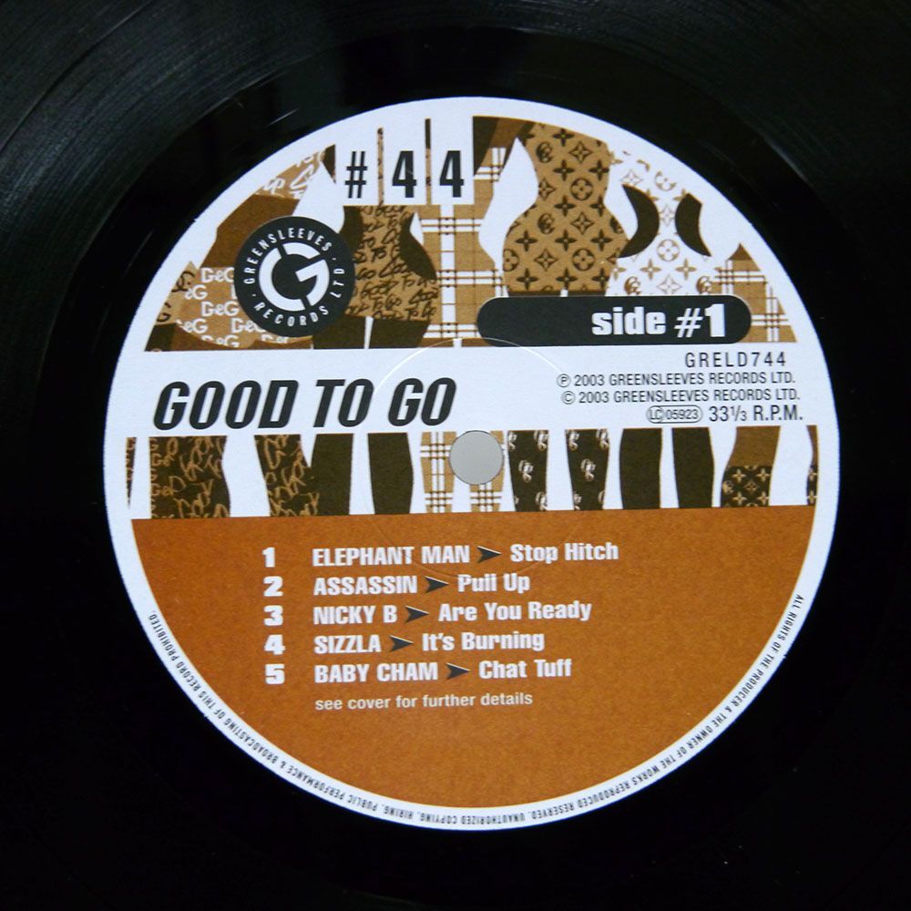 英 VA/GOOD TO GO/GREENSLEEVES GRELD744 LPの画像2