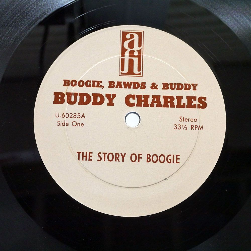 BUDDY CHARLES/BOOGIE, BAWDS & BUDDY/AFI U60285 LPの画像2