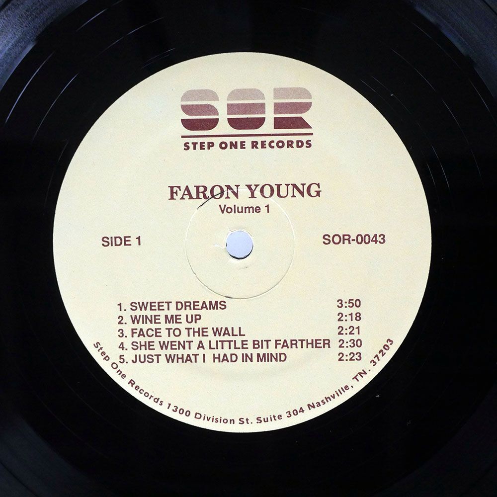 FARON YOUNG/GREATEST HITS VOL.1/STEP ONE SOR0043 LPの画像2