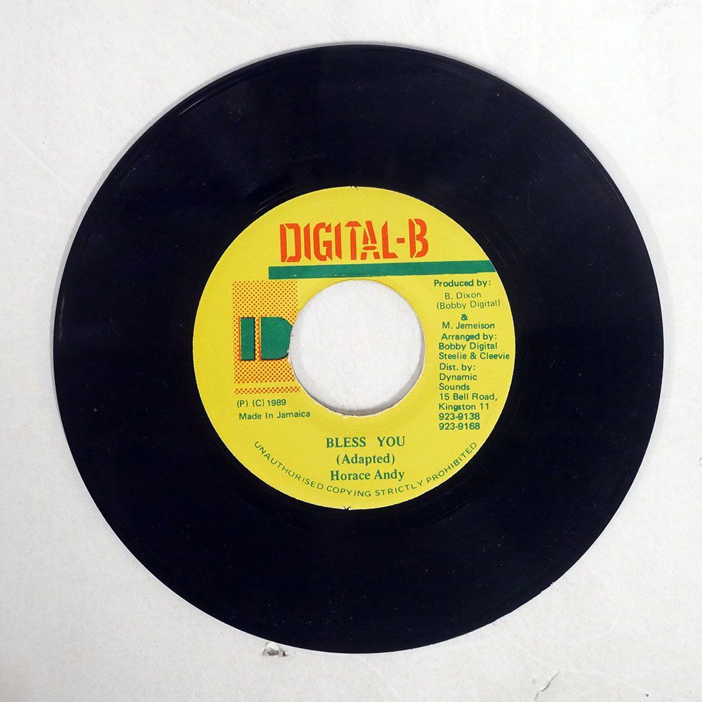 HORACE ANDY/BLESS YOU/DIGITAL B NONE 7 □の画像1