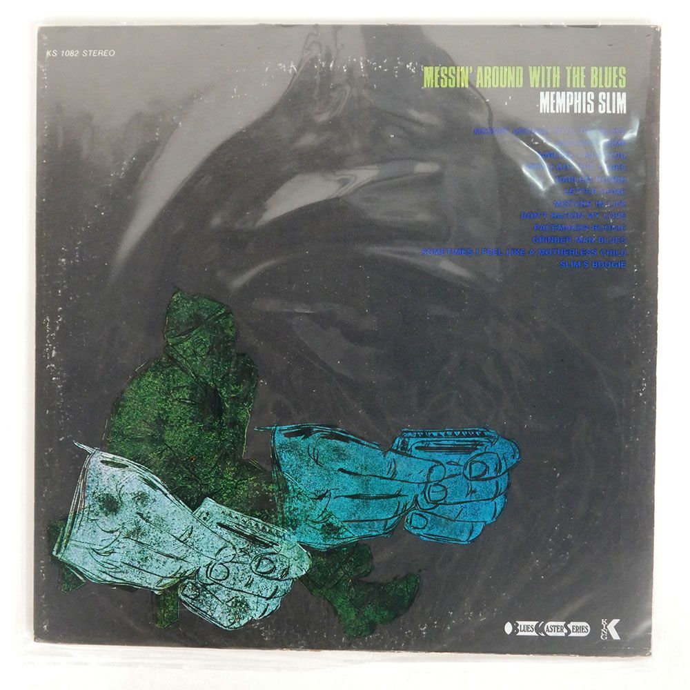 米 MEMPHIS SLIM/MESSIN’ AROUND WITH THE BLUES/KING KS1082 LPの画像1