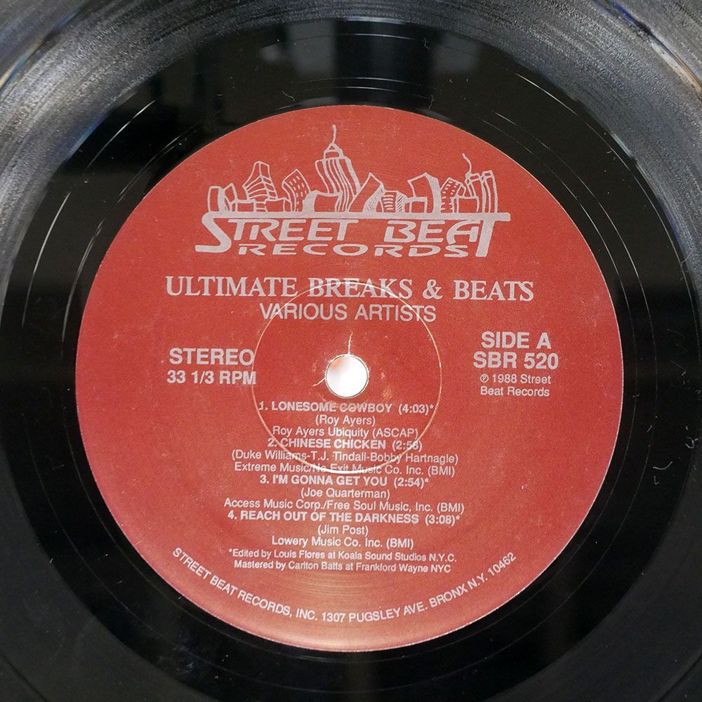 米 VA/ULTIMATE BREAKS & BEATS/STREET BEAT SBR520 LPの画像2