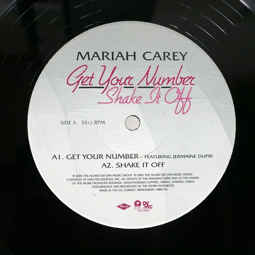 MARIAH CAREY/GET YOUR NUMBER SHAKE IT OFF/ISLAND DEF JAM MUSIC GROUP 9886736 12の画像2