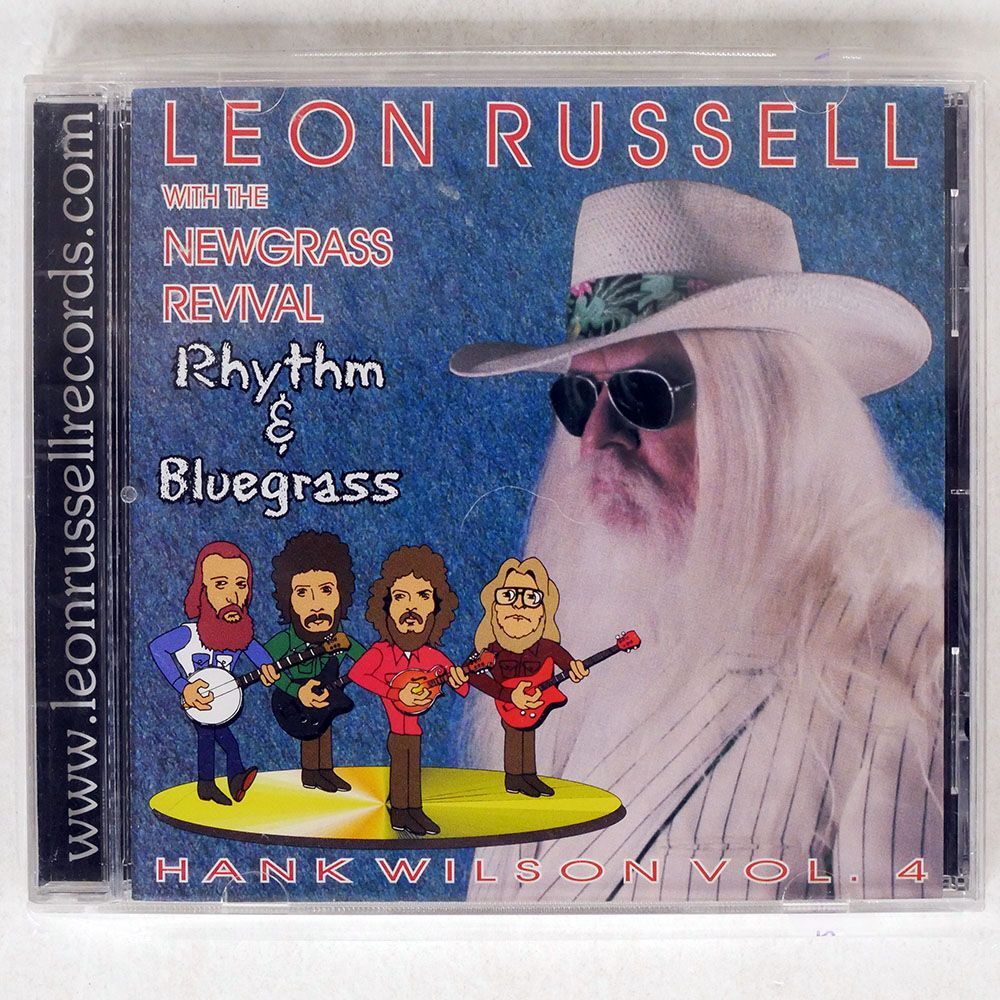 LEON RUSSELL WITH THE NEW GRASS REVIVAL/HANK WILSON VOL. 4 RHYTHM & BLUEGRASS/LEON RUSSELL RECORDS NONE CD □の画像1