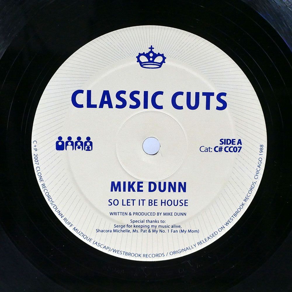 MIKE DUNN/SO LET IT BE HOUSE/CLONE CLASSIC CUTS CCC07 12の画像2