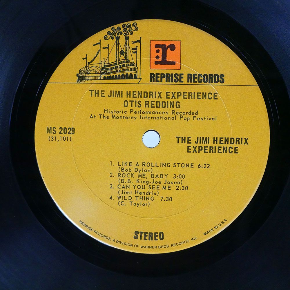 米 OTIS REDDING/HISTORIC PERFORMANCES RECORDED AT THE MONTEREY INTERNATIONAL POP FESTIVAL/REPRISE MS2029 LPの画像2