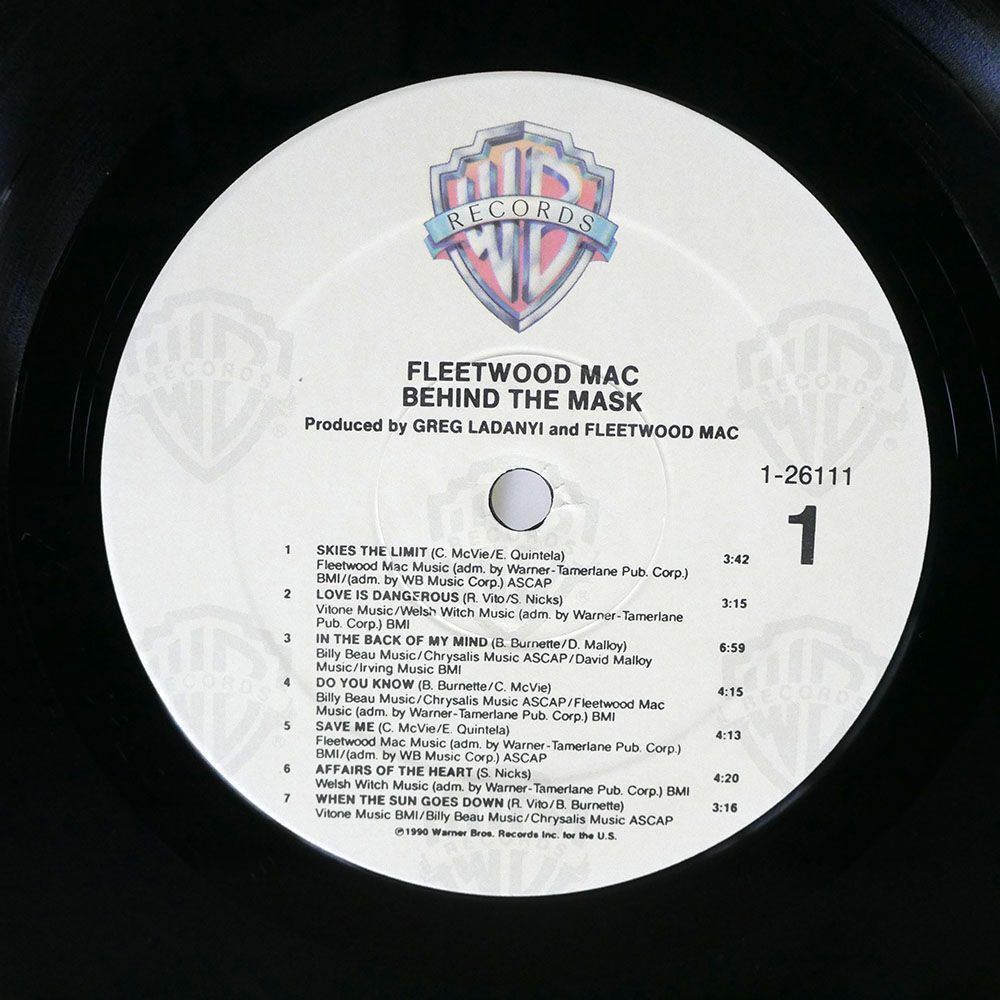 米 FLEETWOOD MAC/BEHIND THE MASK/WARNER BROS. 126111 LPの画像2