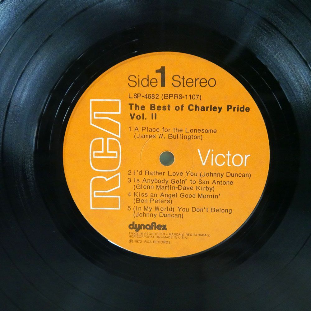 米 CHARLEY PRIDE/BEST OF VOL.2/RCA VICTOR LSP4682 LP_画像2