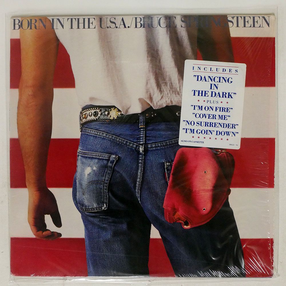 英 BRUCE SPRINGSTEEN/BORN IN THE U.S.A./COLUMBIA QC38653 LPの画像1