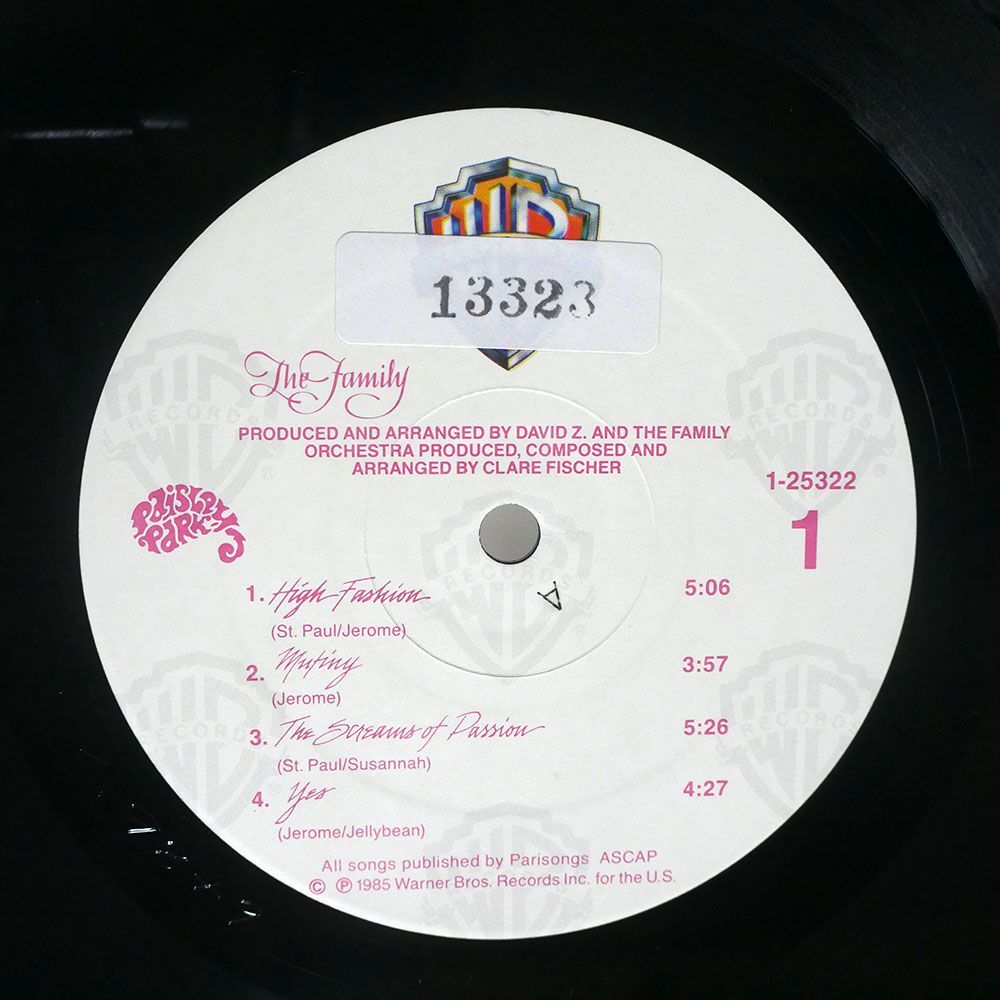 米 FAMILY/SAME/WARNER BROS. 125322 LP_画像2