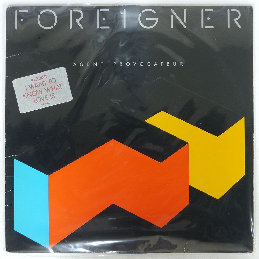 米 FOREIGNER/AGENT PROVOCATEUR/ATLANTIC 819991E LPの画像1