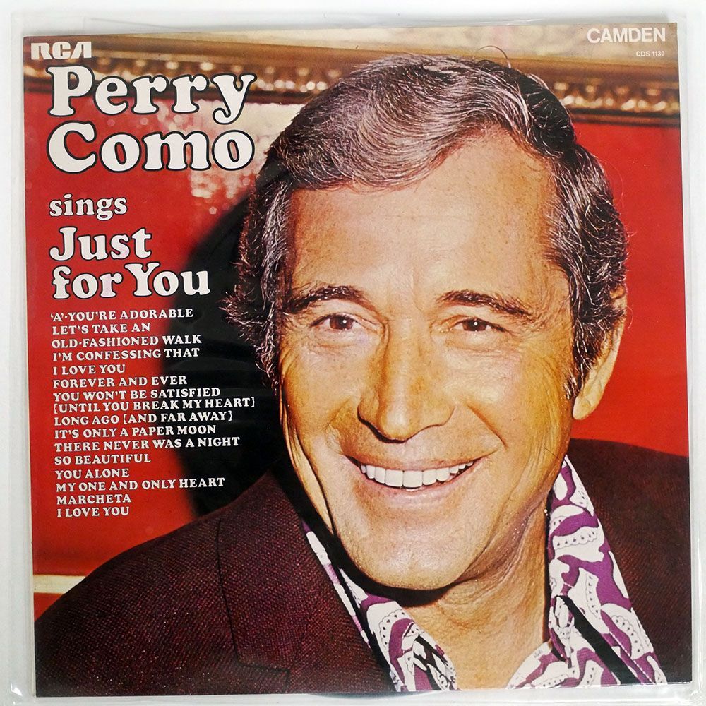 PERRY COMO/SINGS JUST FOR YOU/RCA CAMDEN CDS1130 LPの画像1