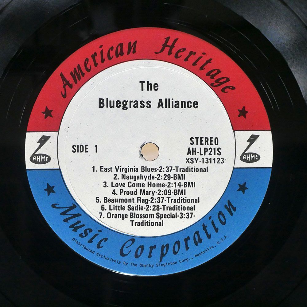 米 BLUEGRASS ALLIANCE/SAME/AMERICAN HERITAGE MUSIC CORPORATION AHLP21S LPの画像2