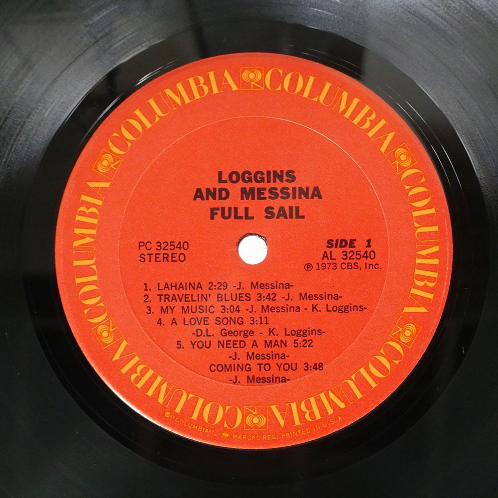 米 LOGGINS AND MESSINA/FULL SAIL/COLUMBIA PC32540 LPの画像2